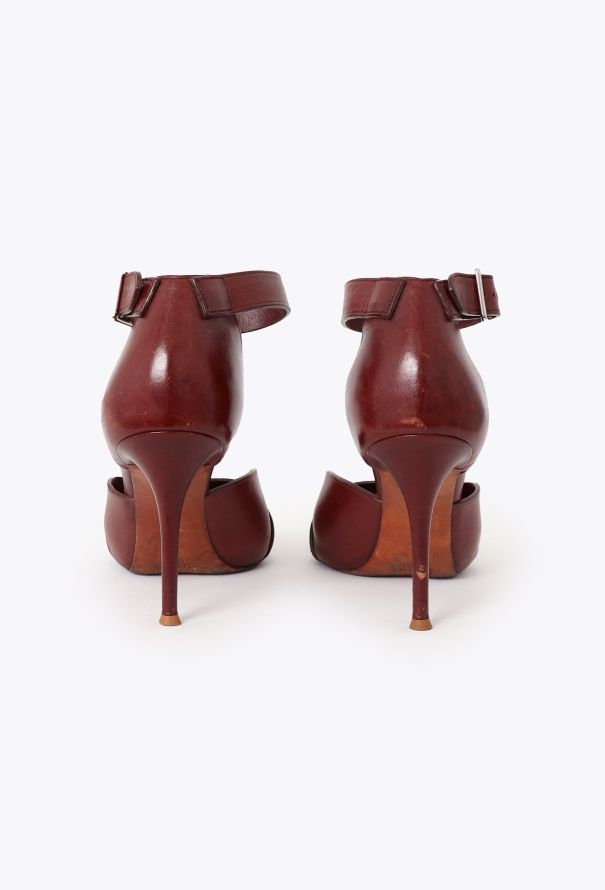 Céline 2012 Stitched Leather Heels - 4