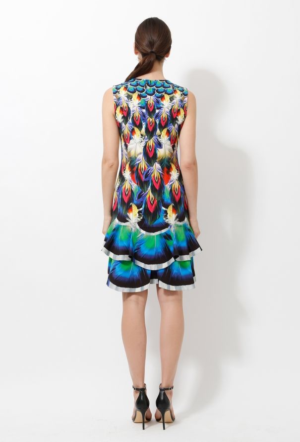 Mary Katrantzou Feather Print Dress - 5