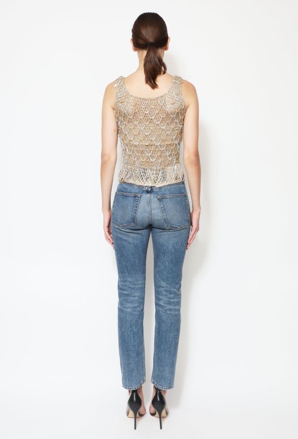 Azzaro Rare '70s Metallic Chandelier Set - 7