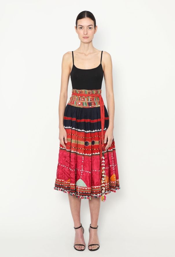 World Treasures 1950s Authentic Banjaran Wrap Skirt - 3