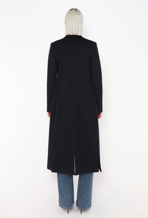 Céline Tailored Cashmere Smoking Coat - 4