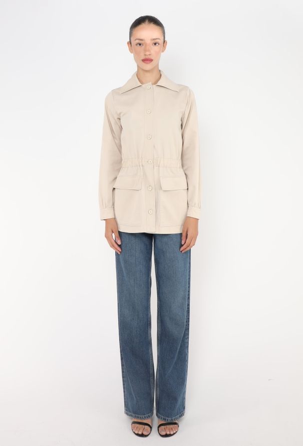 Saint Laurent RARE S/S 1973 Cinched Safari Jacket - 3