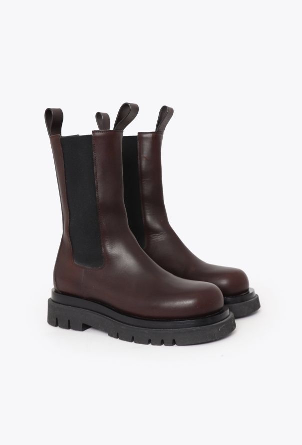 Bottega Veneta Pre-Fall 2020 Tire Chelsea Boots Brown - 3