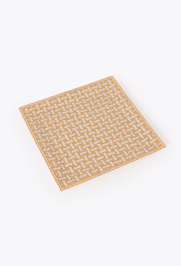 Hermès 2023 Mosaic 'Gold no° 4' Porcelain Plate - 4