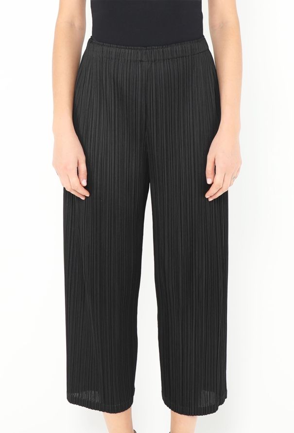 Issey Miyake Pleats Please Cropped Pants - 2