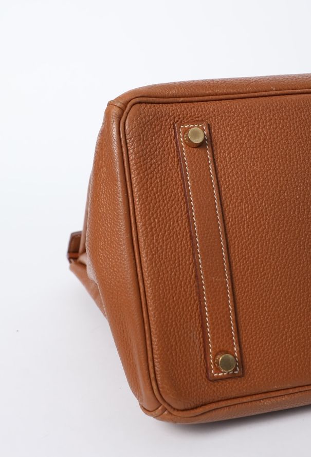 Hermès Beautiful Gold Togo Birkin 35 - 10