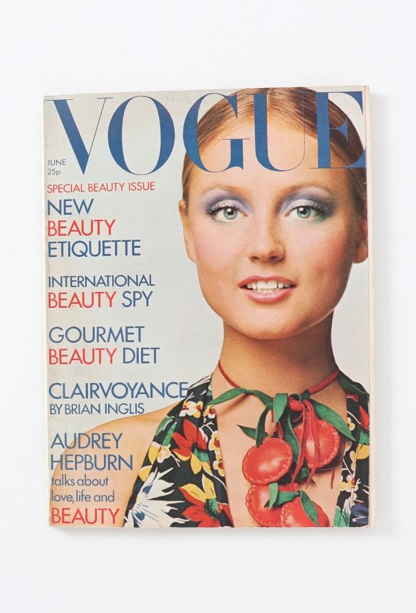 VOGUE UK 1971 Audrey Hepburn Issue Trio - 1