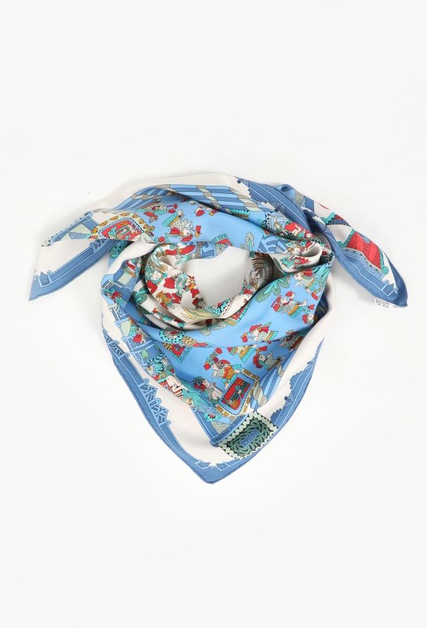 Hermès Vintage 'Astres et Soleil' 90cm Silk Scarf - 3