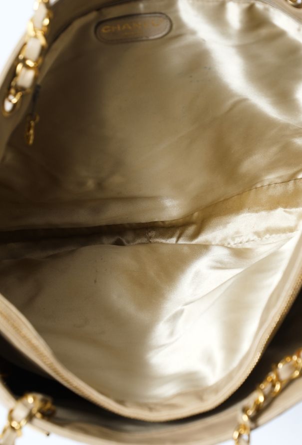 Chanel Beige Grand Shopping Tote Bag - 12