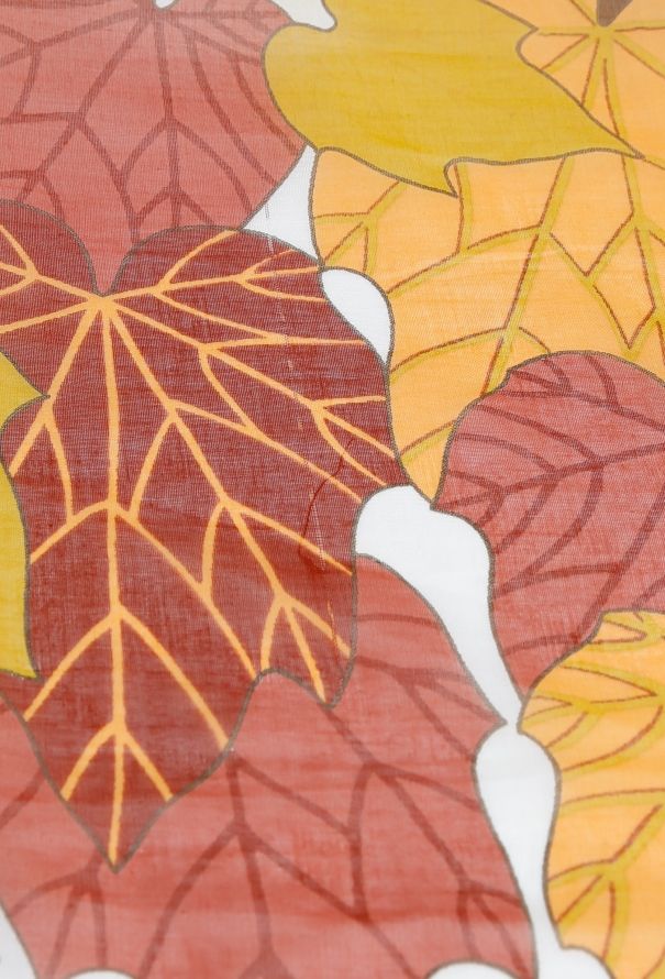 Hermès Leaf Printed Shawl - 5
