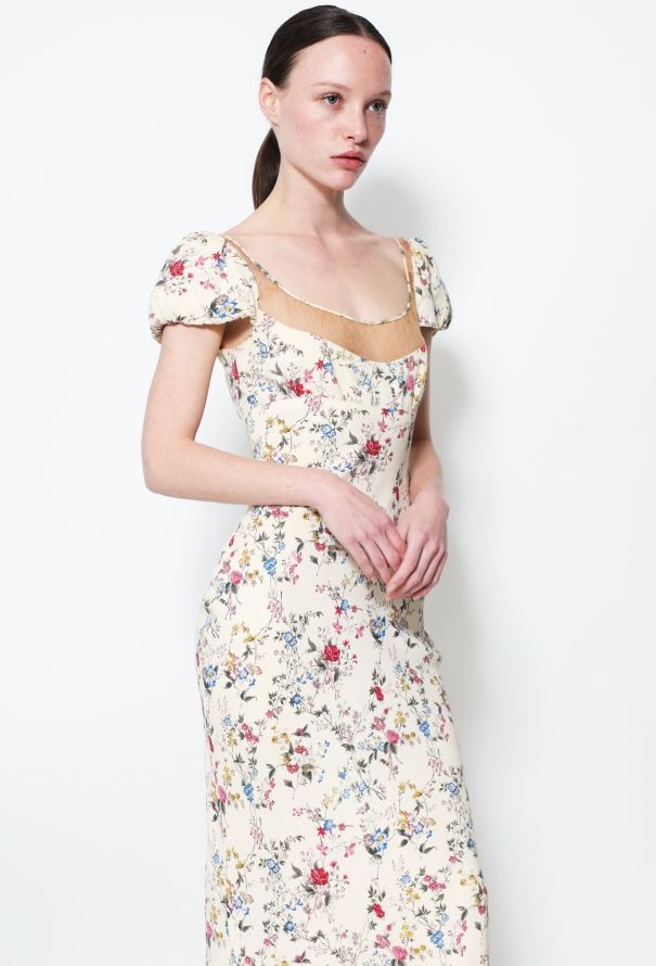 Givenchy COLLECTOR S/S 1997 Floral Empire Gown - 6