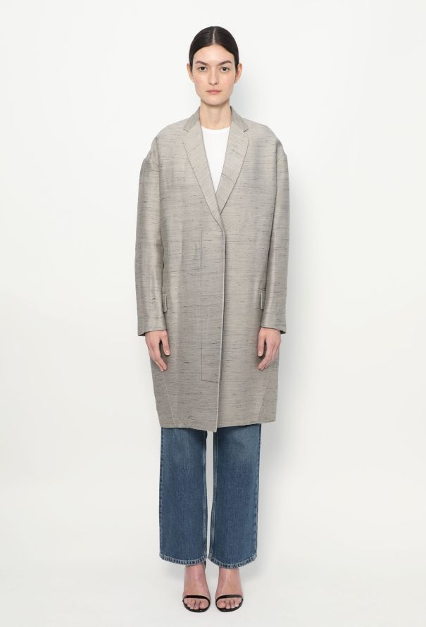 Céline 2013 Oversized Stitched Coat - 3