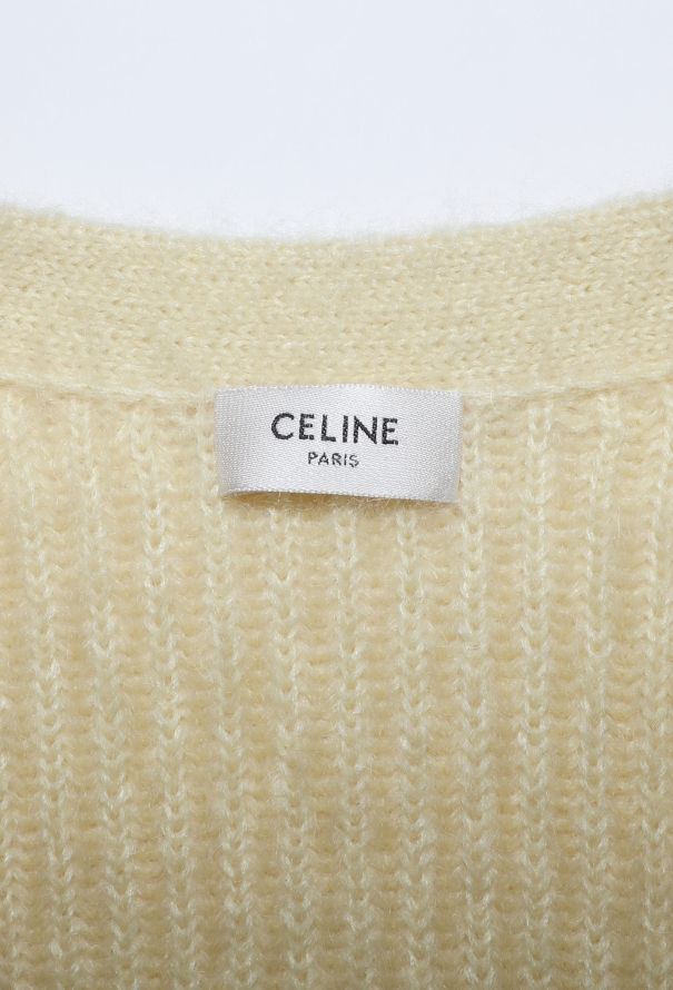 Céline S/S 2021 Cropped Mohair Cardigan - 7