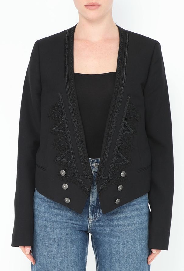 Saint Laurent 2017 Passementerie Trim Jacket - 1