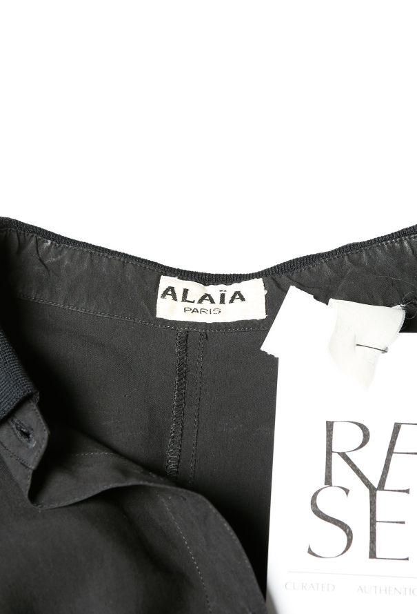 Alaïa 80s Flared Button-up Dress - 4