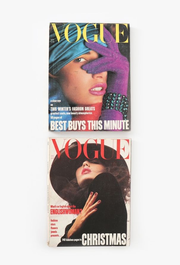 VOGUE UK 1984 Albert Watson Winter Set - 1