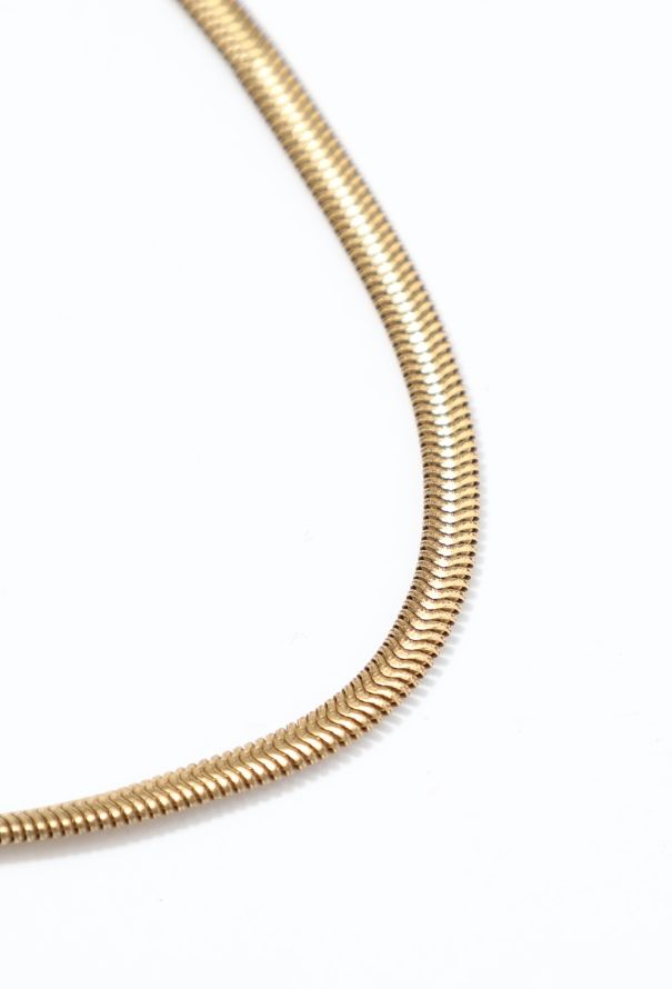 Saint Laurent Vintage Gold Chain Necklace - 3