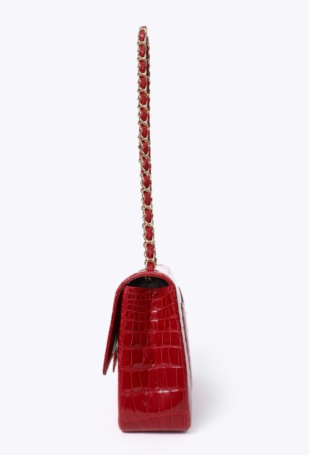 Chanel Jumbo Timeless Bag in Red Alligator – Bespoke Order - 7