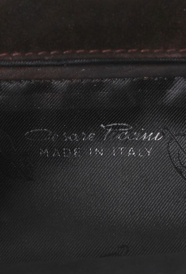 Cesare Puccini Suede Clutch - 12