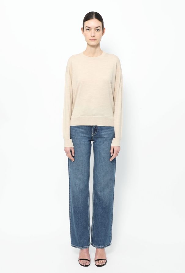Céline Slit Cuff Knit Top - 2