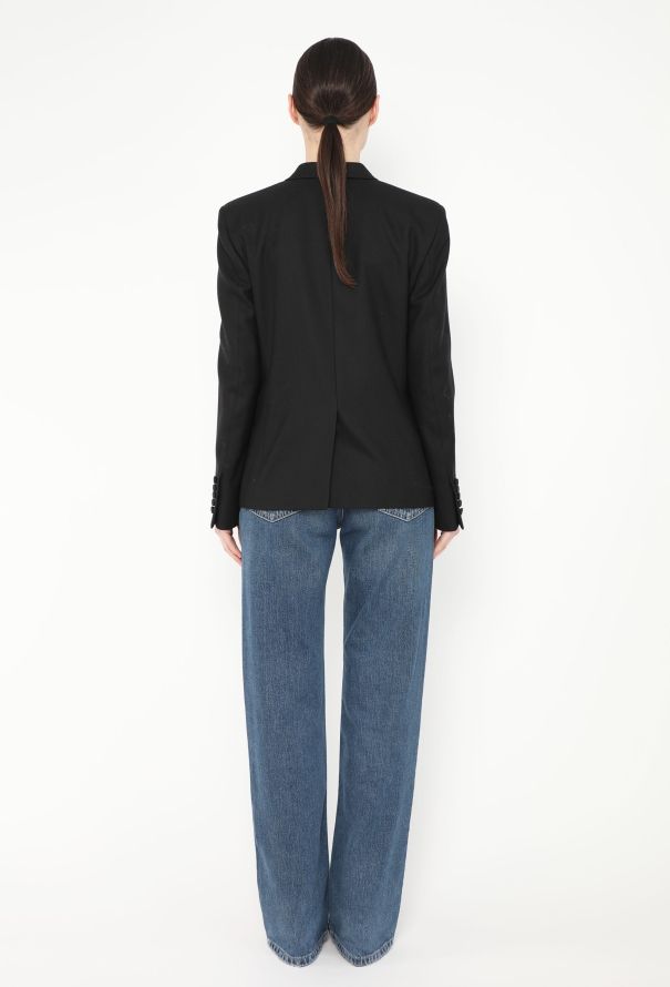 Saint Laurent Double-Breasted Smoking Blazer - 4