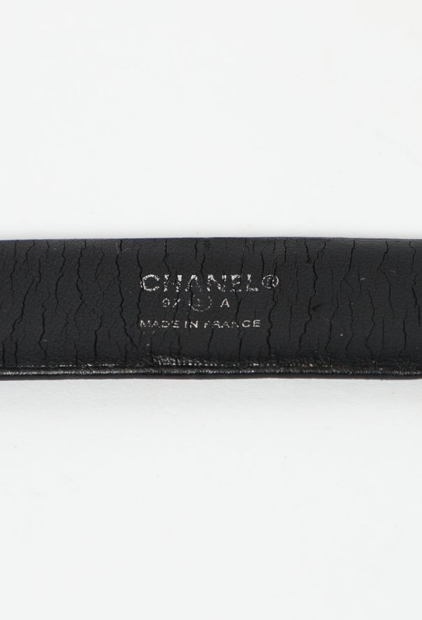 Chanel 1997 'CC' Leather Belt - 4