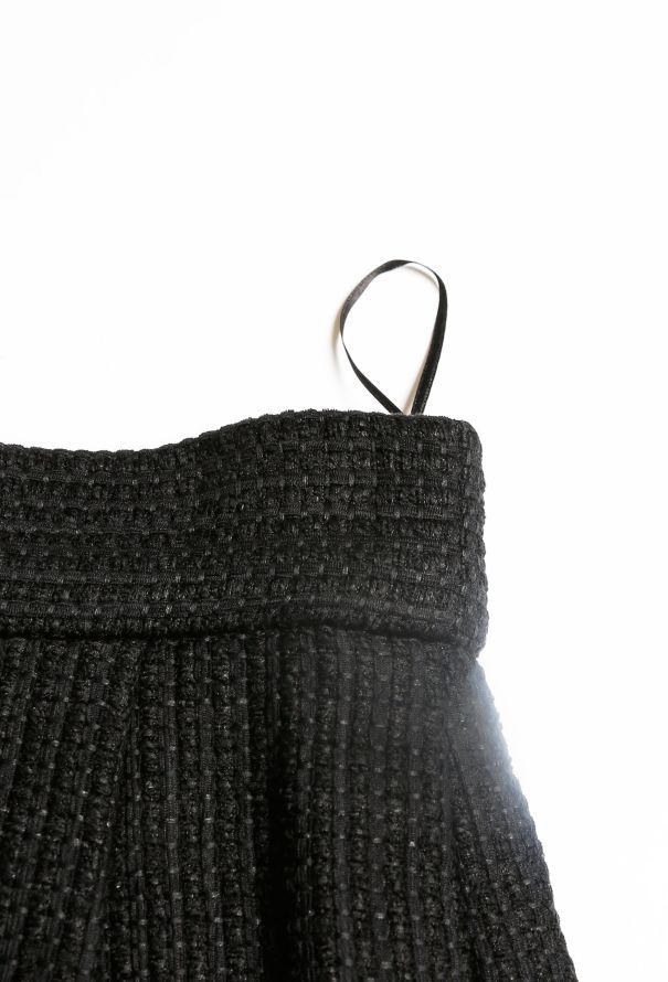 Chanel Tweed Lace Trim Skirt - 7