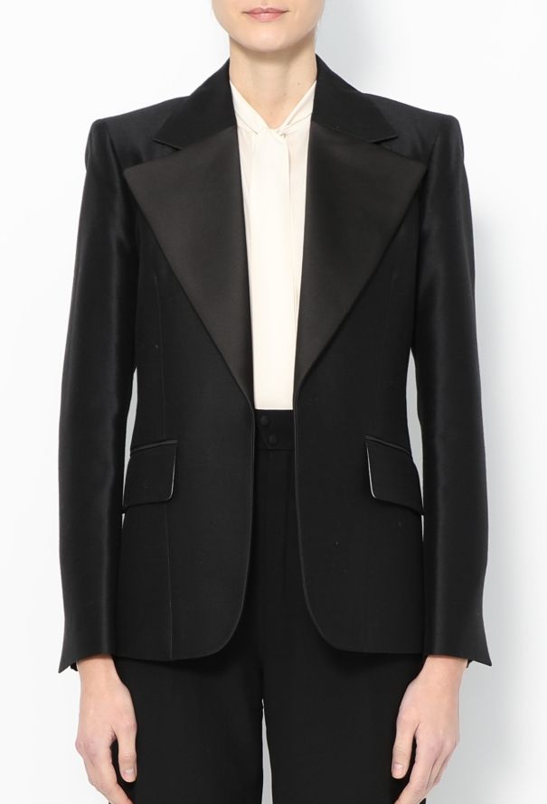 Céline 2017 Notched Smoking Blazer - 1