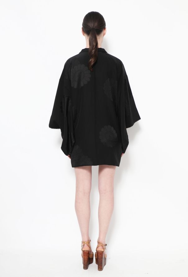 World Treasures Authentic Floral Silk Kimono - 5