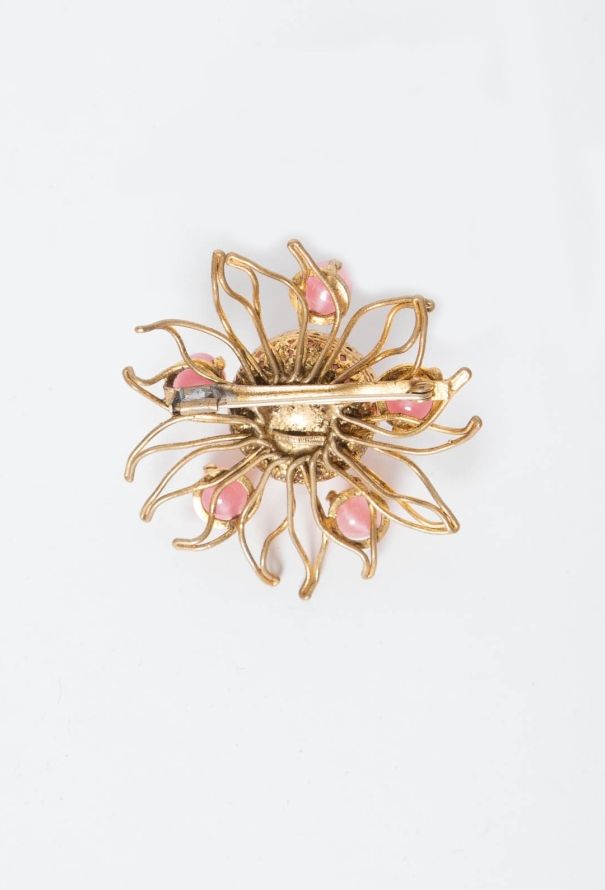 Saint Laurent Vintage Floral Brooch - 2