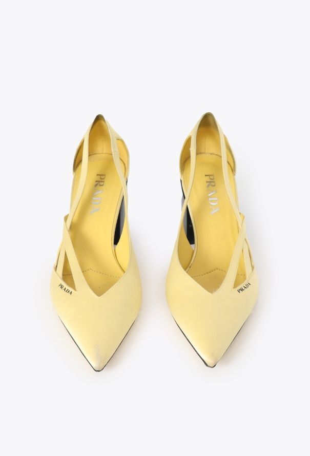 Prada F/W 2024 Satin Cut-Out Pumps - 3