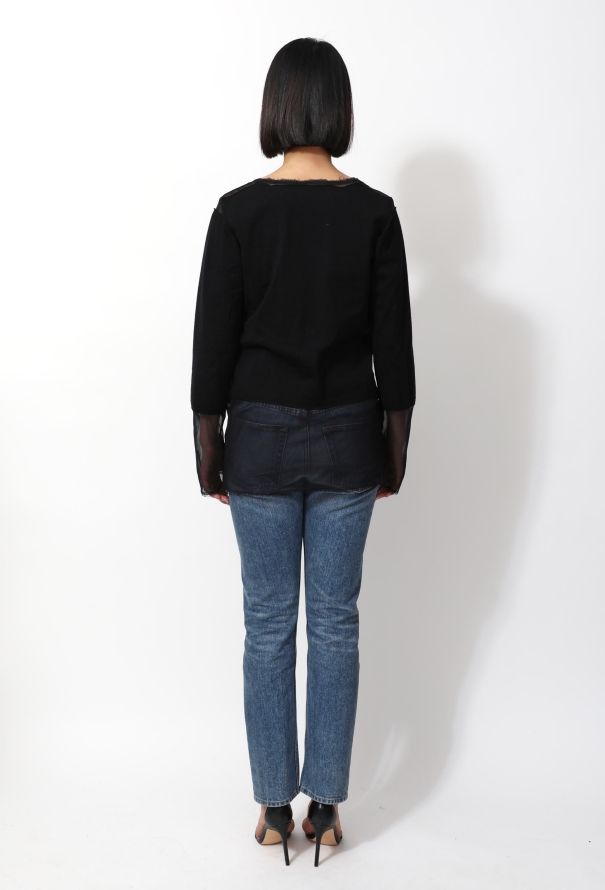 Comme des Garçons Sheer Knit Sweater - 3