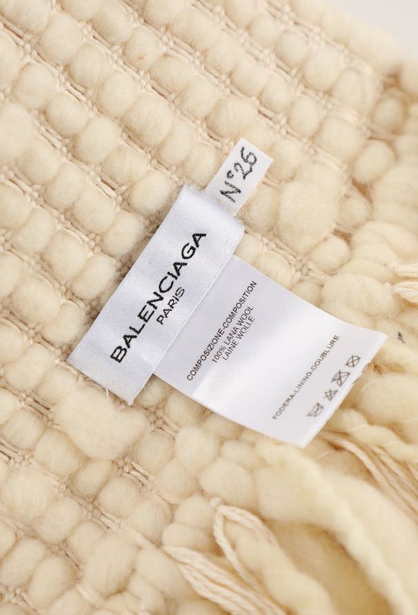 Balenciaga ULTRA RARE F/W 2002 Fringe Scarf - 6