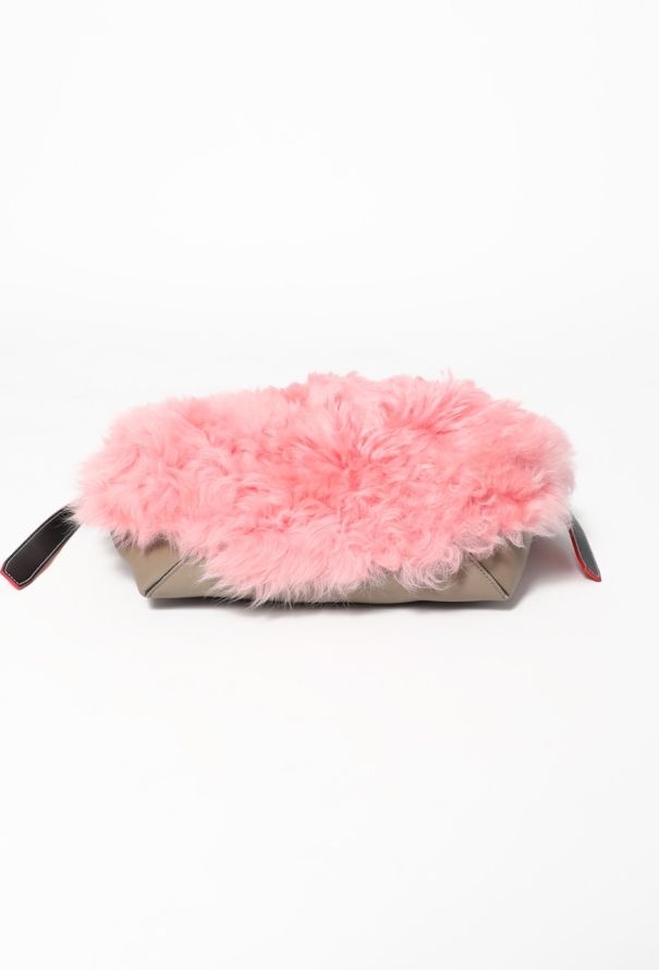 Céline Shearling Twisted Cabas Bag - 6