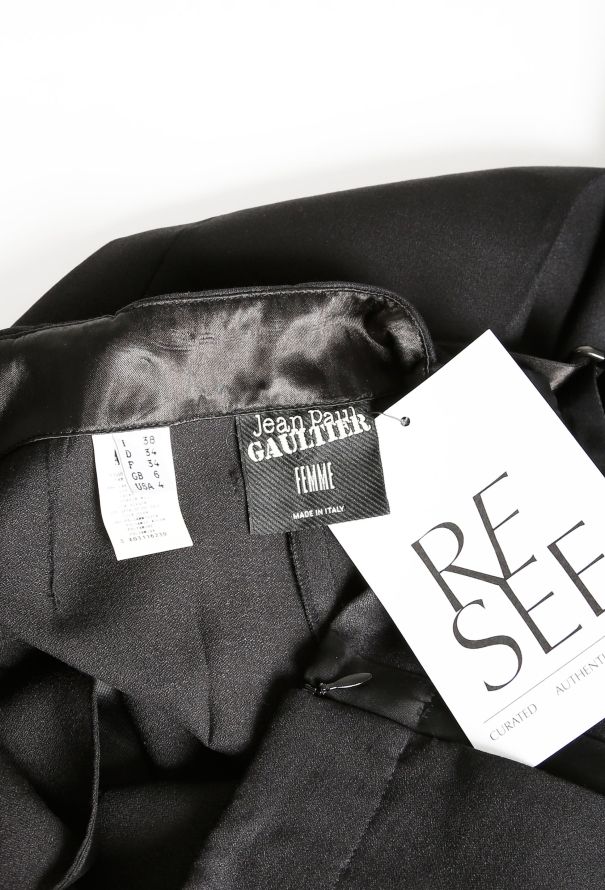 Jean Paul Gaultier 2003 Suspender Crêpe Smoking Trousers - 4