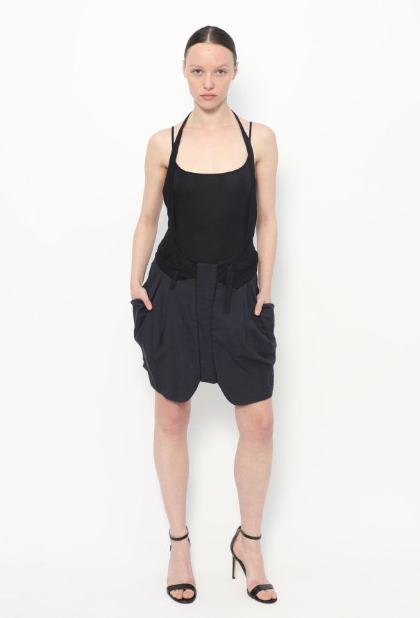 Balenciaga Le Dix S/S 2002 Halter Skirt - 1