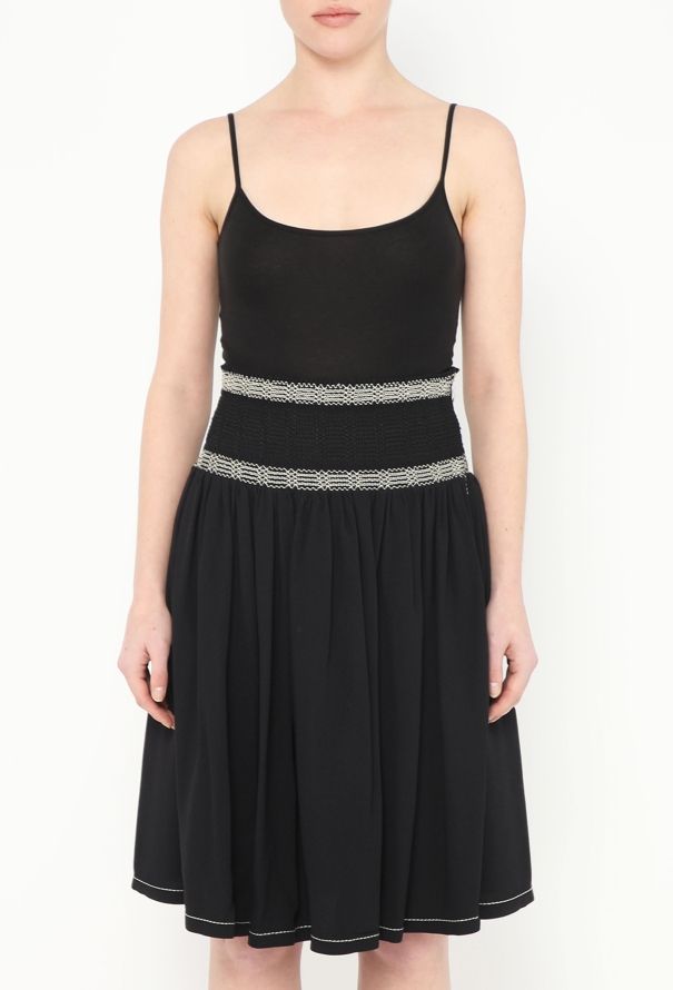 Prada Woven Embroidered Skirt - 2