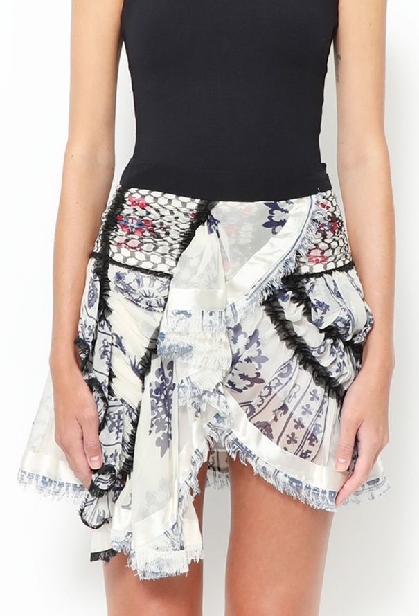 Balenciaga Collector F/W 2007 Ruched Silk Skirt - 3