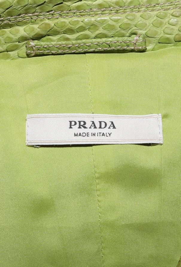 Prada 2004 Cropped Python Jacket - 6
