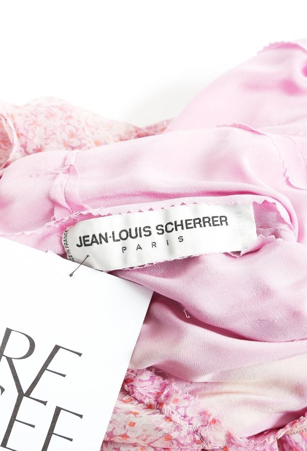 Jean-Louis Scherrer Floral Flowing Silk Dress - 5