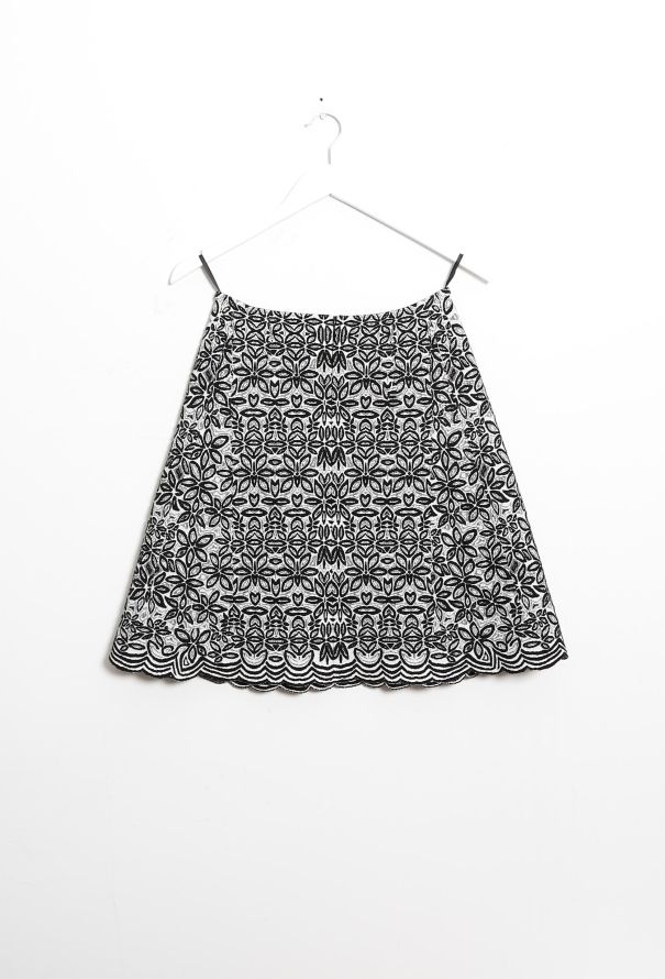 Alaïa Floral Textured Skirt - 6