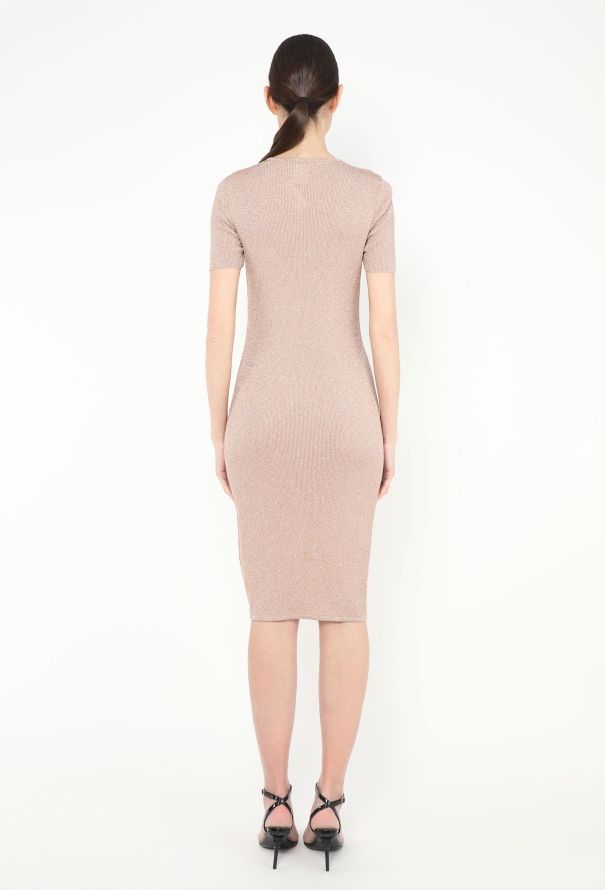 Chanel 1996 Lurex 'CC' Bodycon Dress - 4
