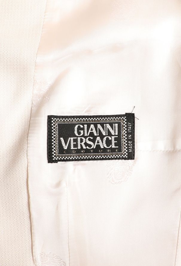 Gianni Versace '80s Embellished Silk Suit - 7