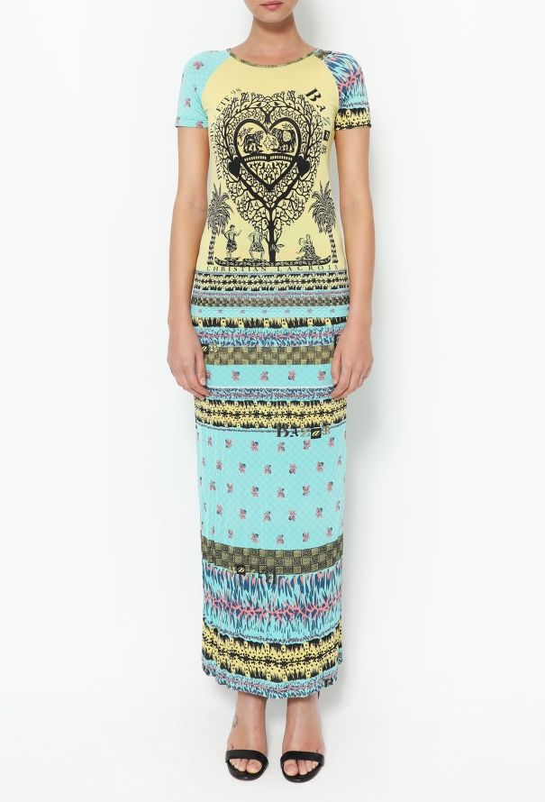 Christian Lacroix 1988 Printed Jersey Ensemble - 2