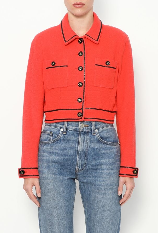 Chanel Cropped ‘CC’ Jacket – Iconic S/S 1995 by Karl Lagerfeld - 1