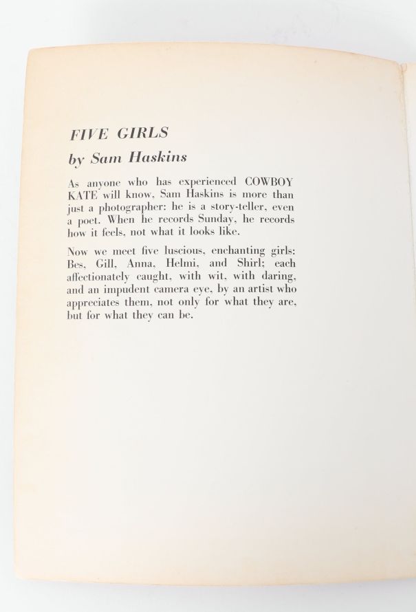Vintage Books 1969 Five Girls by Sam Haskins Book - 4