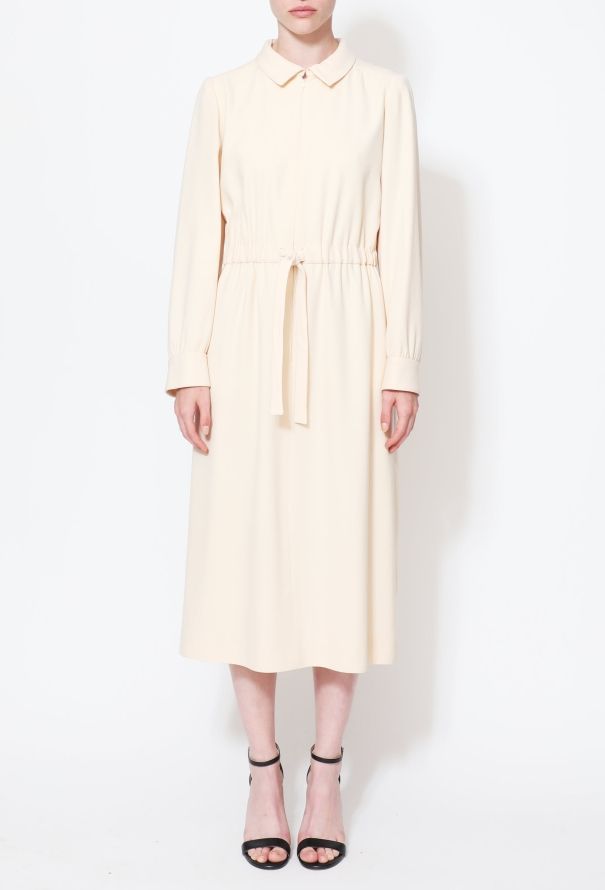 Courrèges 60s Couture Piqué Belted Dress - 2