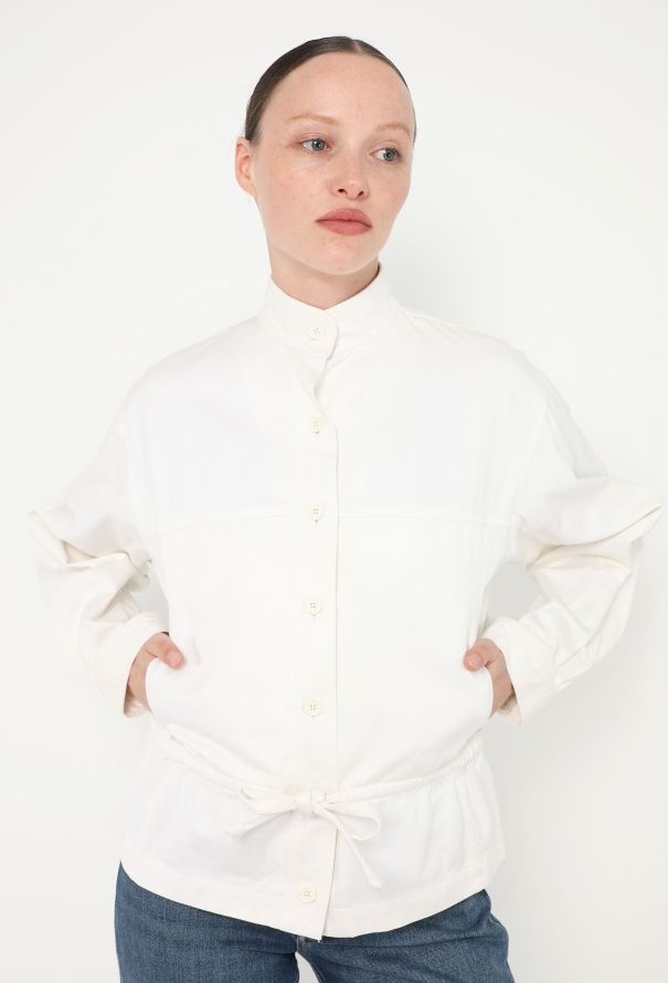 Saint Laurent Rare S/S 1978 Drawstring Bomber Jacket - 7