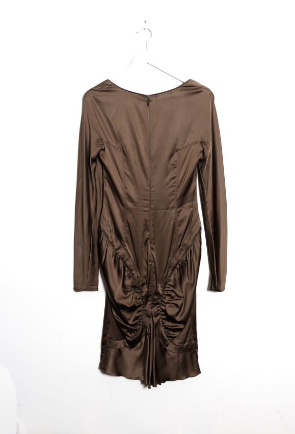 Gucci F/W 2003 Corset Belted Dress - 12