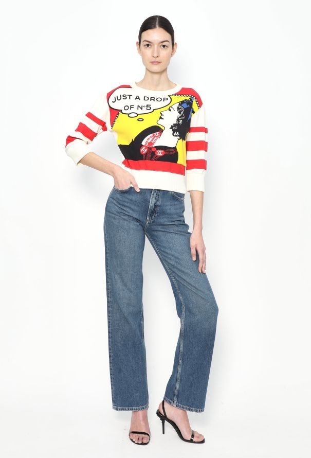 Chanel Iconic F/W 2001 Mademoiselle Sweater - 4